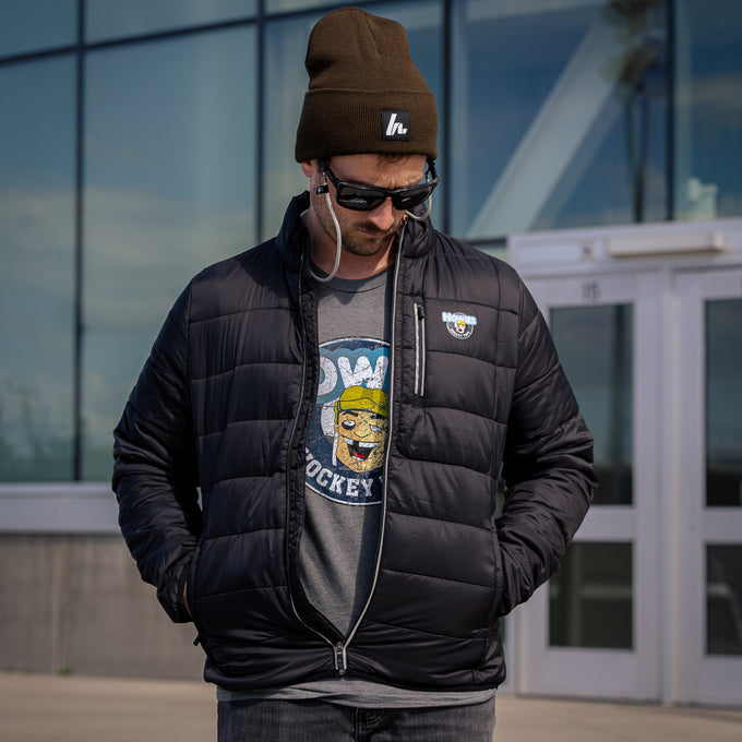 Team Puffer Jacket Jackets Howies Hockey Tape