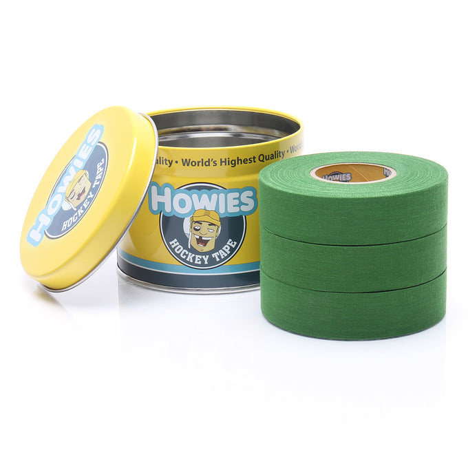 Howies Green Cloth Hockey Tape Cloth Tape Howies Hockey Tape 3pk