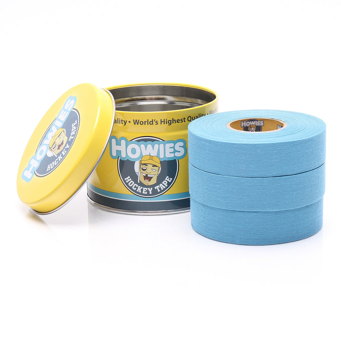 Howies Sky Blue Cloth Hockey Tape Cloth Tape Howies Hockey Tape 3pk