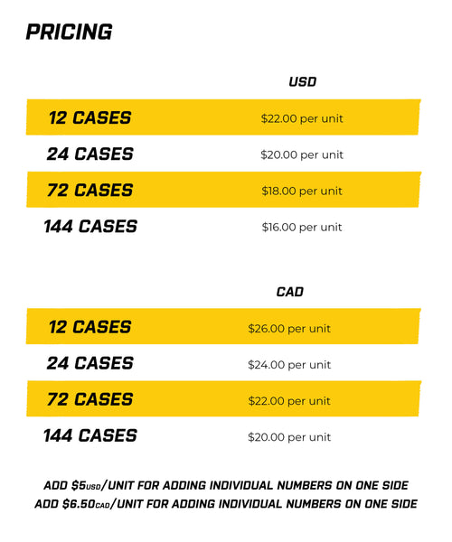 Custom Blade Case Pricing