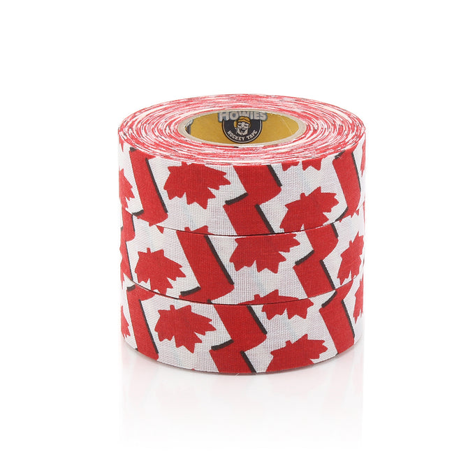 Howies Canadian Flag Hockey Tape Patterned Tape Howies Hockey Tape 3pk