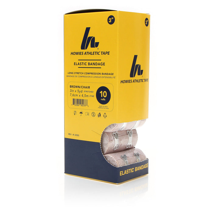 3" x 5yd - Elastic Bandage Sports Medicine Supplies Howies Athletic Tape 10pk