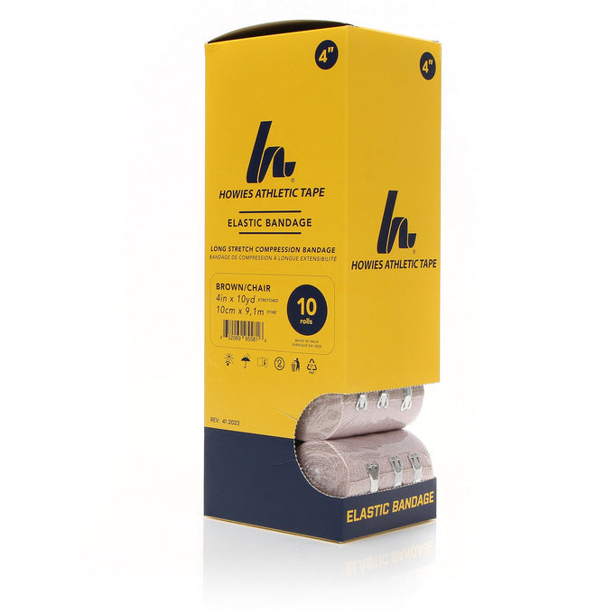 4" x 10yd - Elastic Bandage Sports Medicine Supplies Howies Athletic Tape 10pk