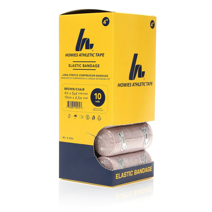 4" x 5yd - Elastic Bandage Sports Medicine Supplies Howies Athletic Tape 10pk