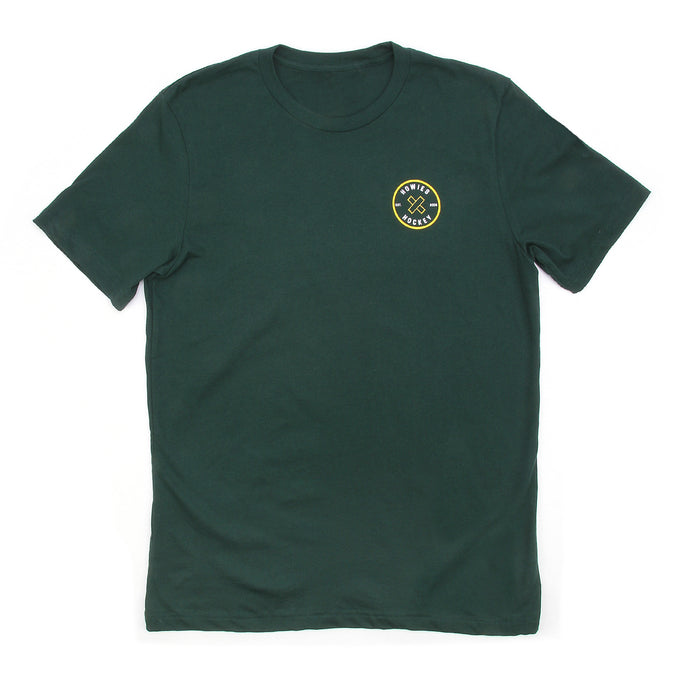 The Cross-Check Tee Tees Howies Hockey Tape Forest Green X-Small