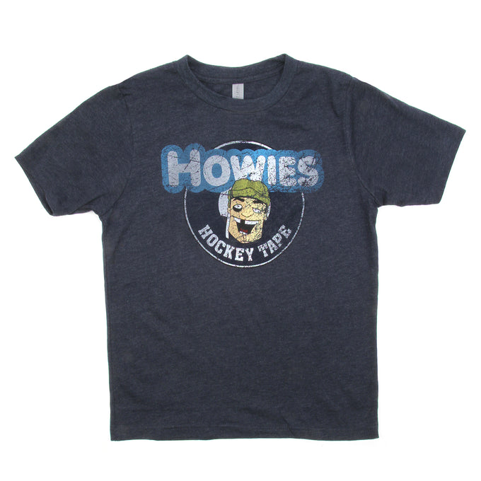 Youth Vintage Tee Tees Howies Hockey Tape Small (6-7) Navy
