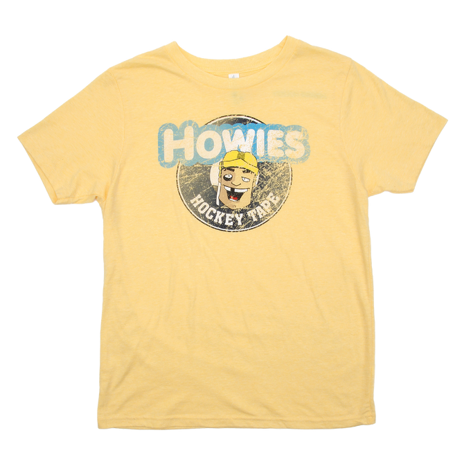 Youth Vintage Tee Tees Howies Hockey Tape Small (6-7) Yellow