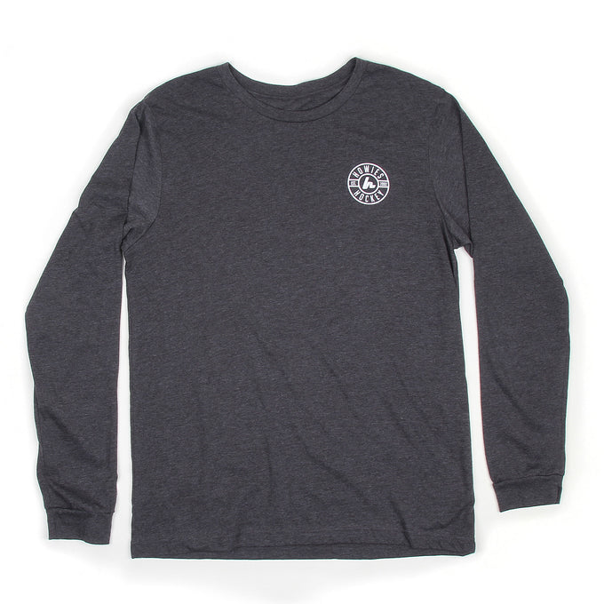 Howies Classic Long Sleeve Tees Howies Hockey Tape X-Small Charcoal