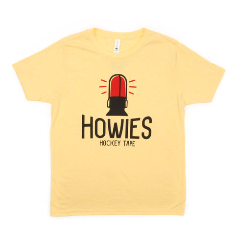 Light the Lamp Youth Tee Tees Howies Hockey Tape Yellow Small (6-7)