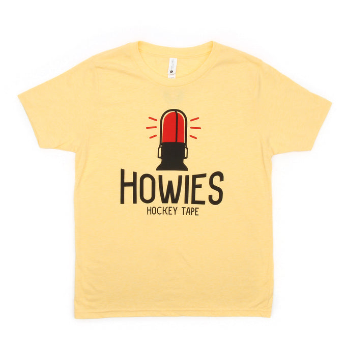 Light the Lamp Youth Tee Tees Howies Hockey Tape Yellow Small (6-7)