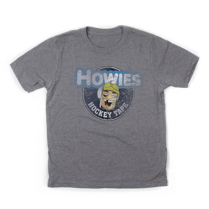 Youth Vintage Tee Tees Howies Hockey Tape Small (6-7) Gray