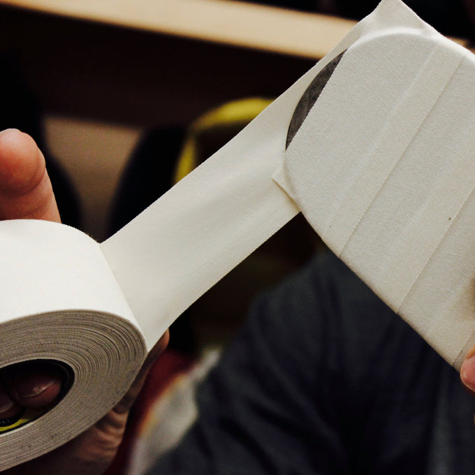 Howies 1.5” White Cloth Hockey Tape Cloth Tape Howies Hockey Tape