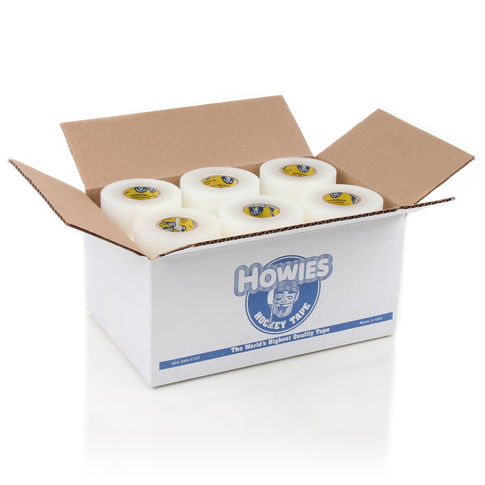 Howies 1.5" Clear Shin Pad Hockey Tape Shin Pad Tape Howies Hockey Tape 18pk