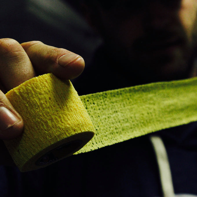 Howies Yellow Stretchy Grip Hockey Tape Stretch Grip Tape Howies Hockey Tape