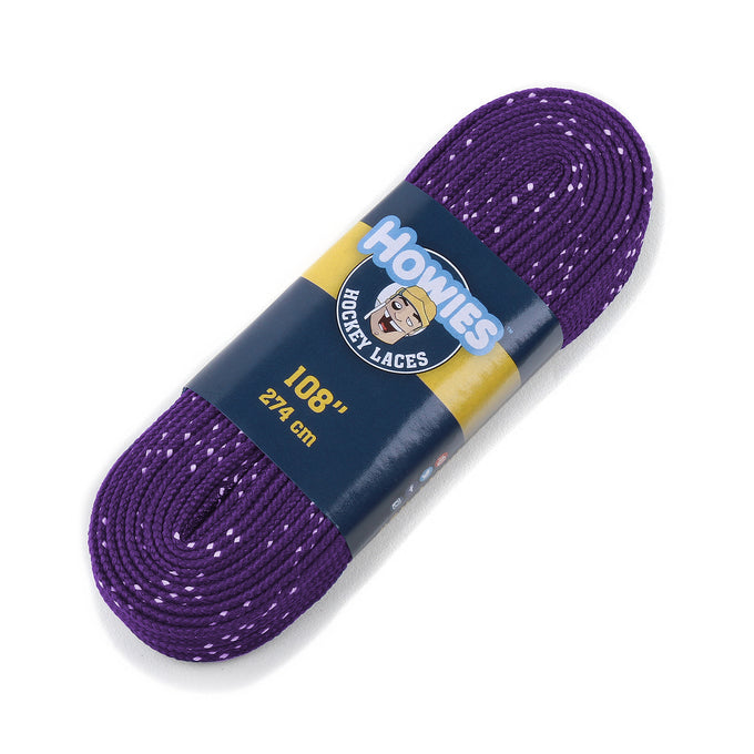 Howies Purple Cloth Hockey Skate Laces Cloth Laces Howies Hockey Tape 1pk 72" 