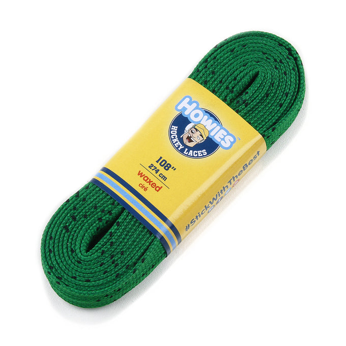 Howies Green Waxed Hockey Skate Laces Waxed Laces Howies Hockey Tape 1pk 72"