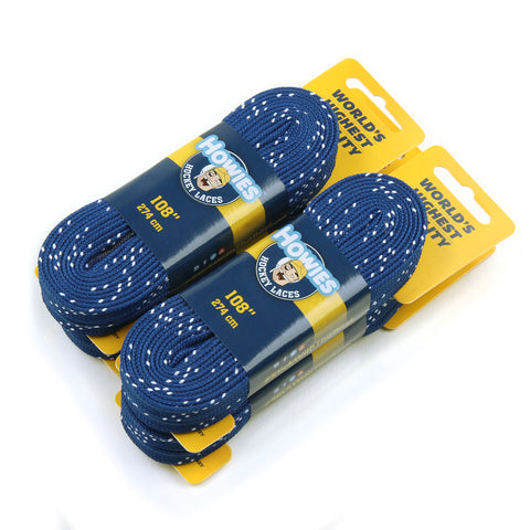Howies Royal Blue Cloth Hockey Skate Laces Cloth Laces Howies Hockey Tape 4pk 72"