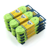 Howies Neon Green Waxed Hockey Skate Laces Waxed Laces Howies Hockey Tape 12pk 72"