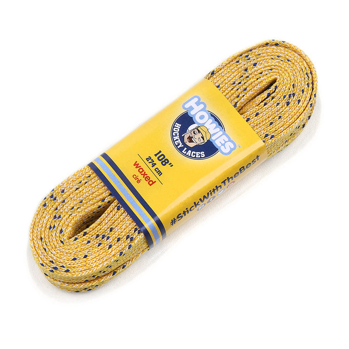 Howies Yellow Waxed Hockey Skate Laces Waxed Laces Howies Hockey Tape 1pk 72"