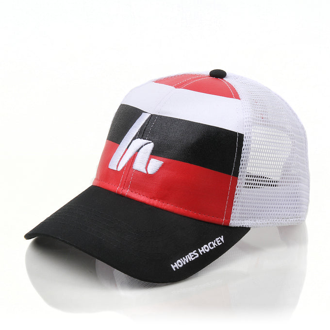 Howies Post-Game Lid Hats Howies Hockey Tape Black/Red