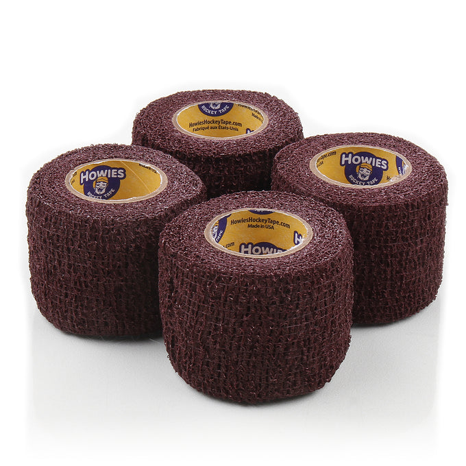 Howies Maroon Stretchy Grip Hockey Tape Stretch Grip Tape Howies Hockey Tape 4pk