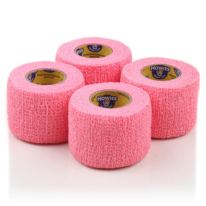 Howies Pink Stretchy Grip Hockey Tape Stretch Grip Tape Howies Hockey Tape 4pk