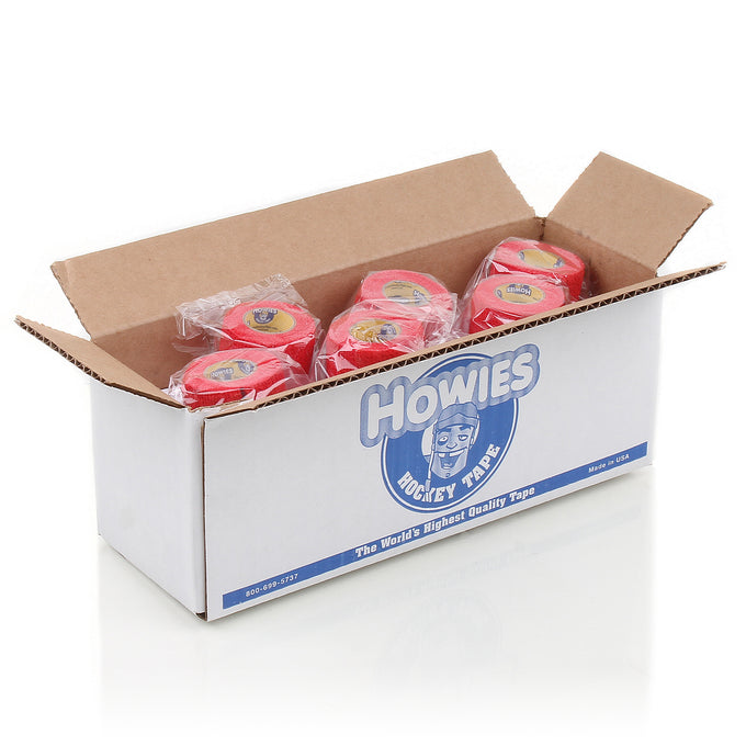Howies Red Stretchy Grip Hockey Tape Stretch Grip Tape Howies Hockey Tape 12pk