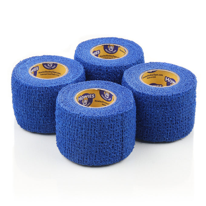 Howies Blue Stretchy Grip Hockey Tape Stretch Grip Tape Howies Hockey Tape 4pk