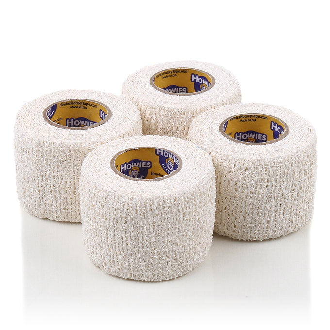 Howies White Stretchy Grip Hockey Tape Stretch Grip Tape Howies Hockey Tape 4pk