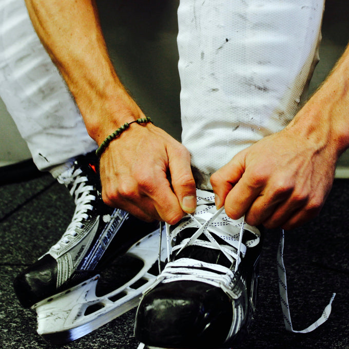 Howies White Waxed Hockey Skate Laces Waxed Laces Howies Hockey Tape