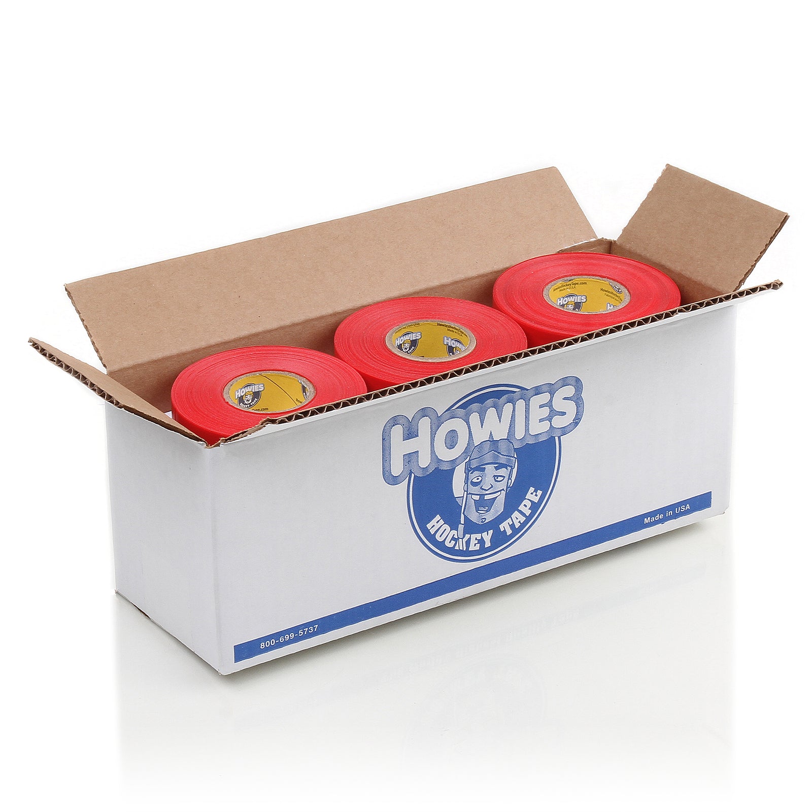 Howies Red Shin Pad Hockey Tape Shin Pad Tape Howies Hockey Tape 12pk