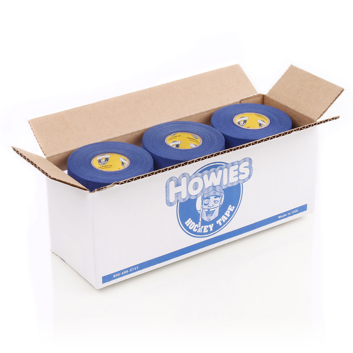 Howies Royal Blue Cloth Hockey Tape Cloth Tape Howies Hockey Tape 12pk