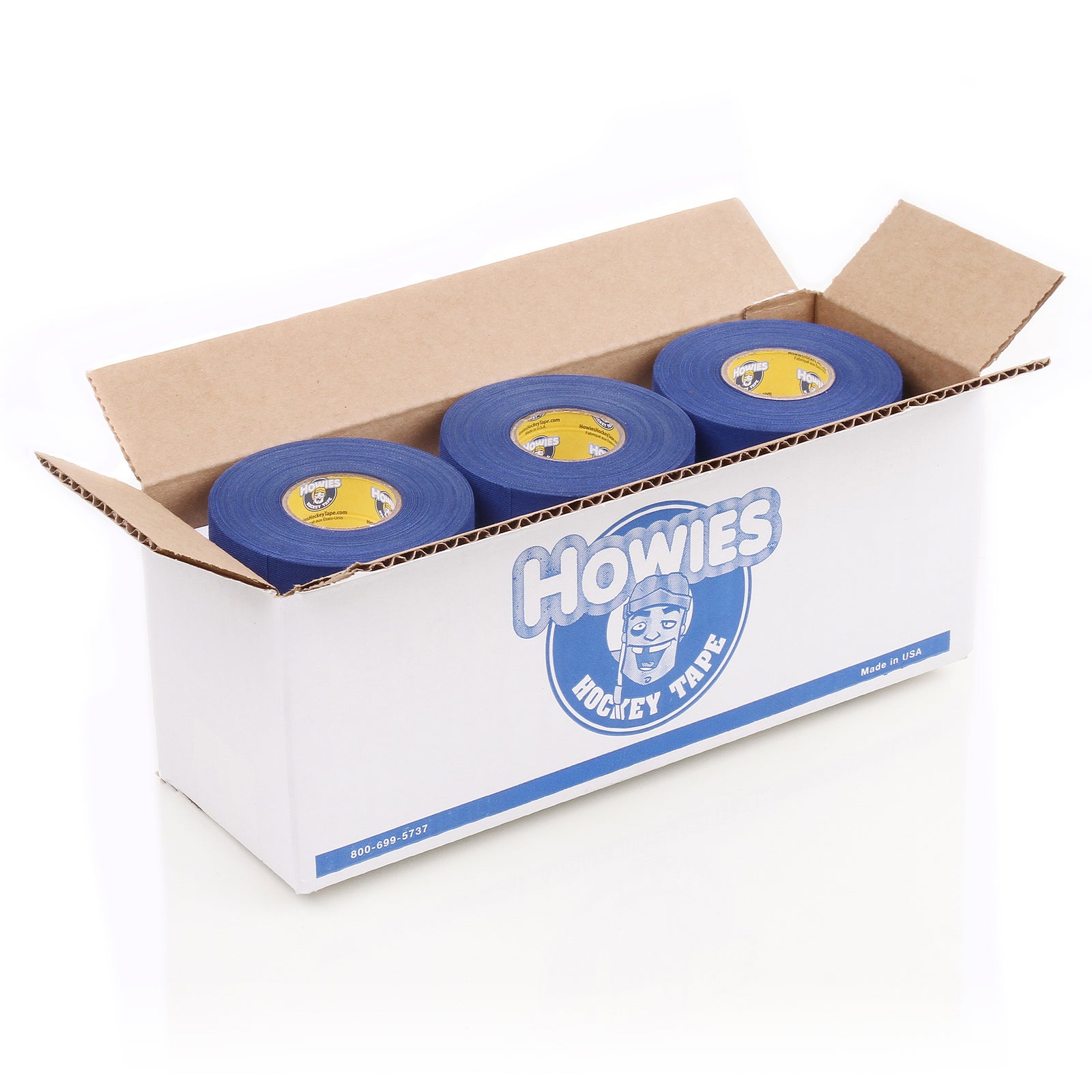 Howies Royal Blue Cloth Hockey Tape Cloth Tape Howies Hockey Tape 12pk