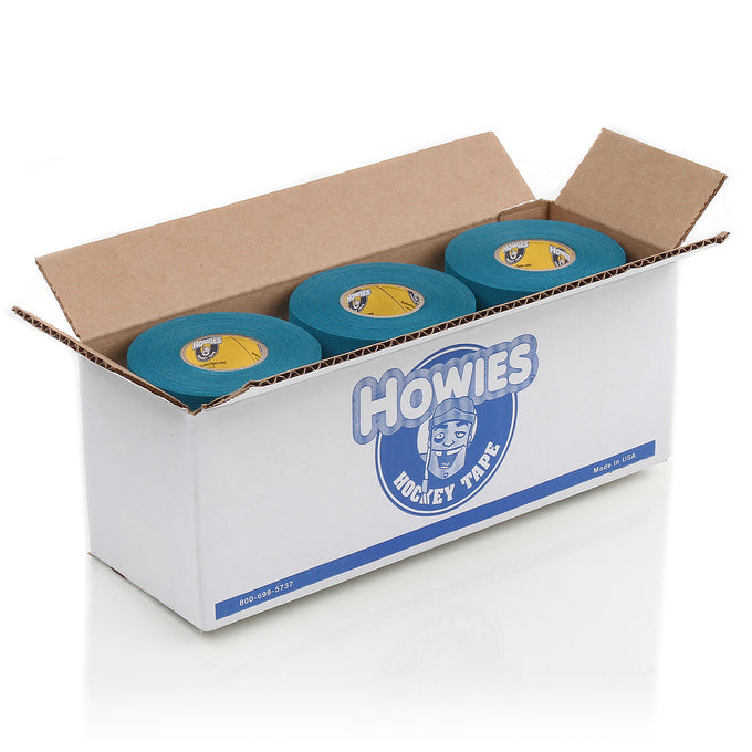 Howies Teal Blue Cloth Hockey Tape Cloth Tape Howies Hockey Tape 12pk