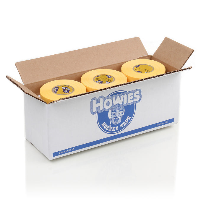Howies Yellow Shin Pad Hockey Tape Shin Pad Tape Howies Hockey Tape 12pk