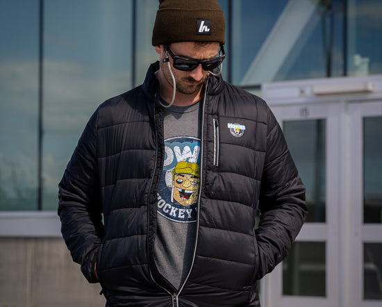 Team Puffer Jacket Jackets Howies Hockey Tape   