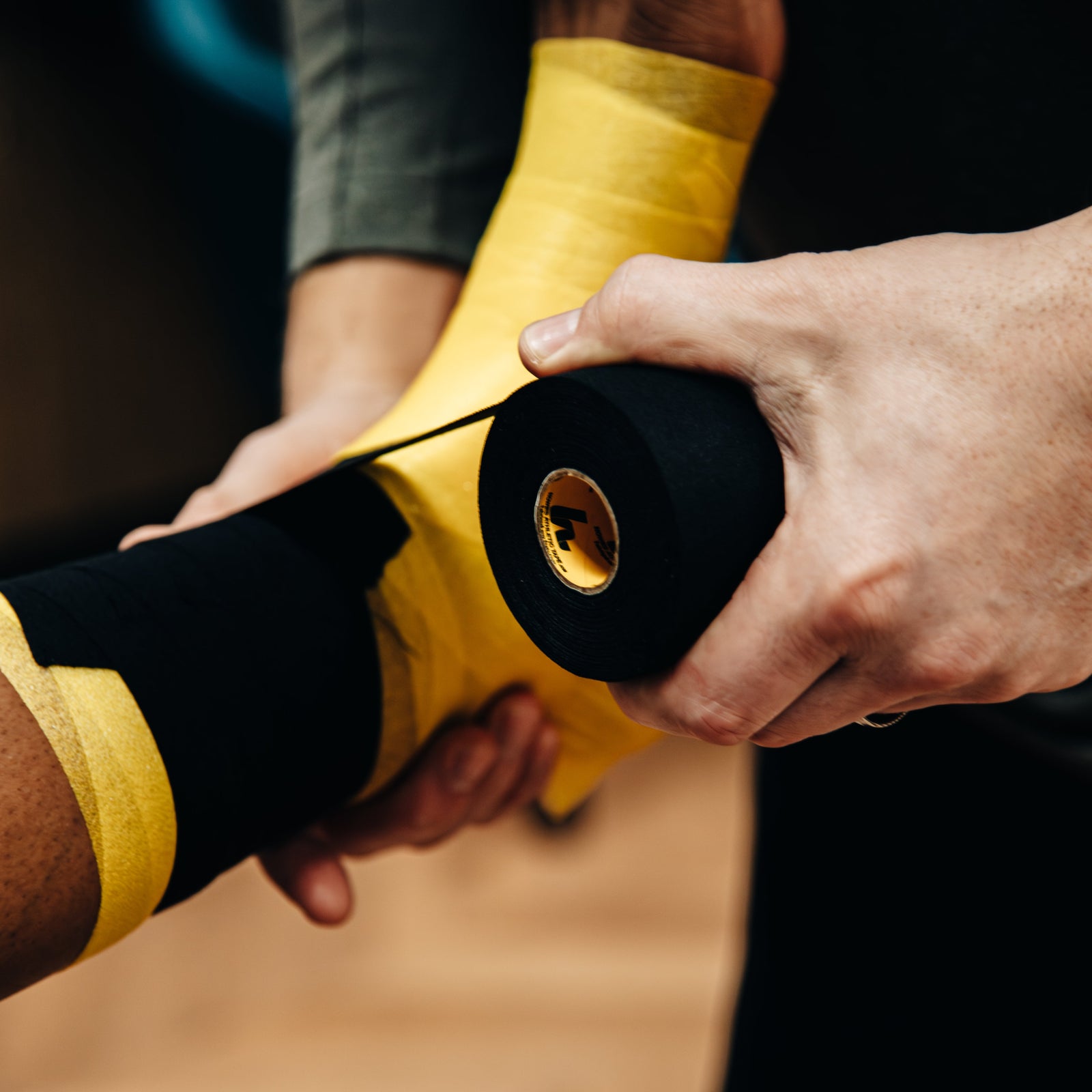 Black 2" x 15yd Athletic Tape Howies Athletic Tape