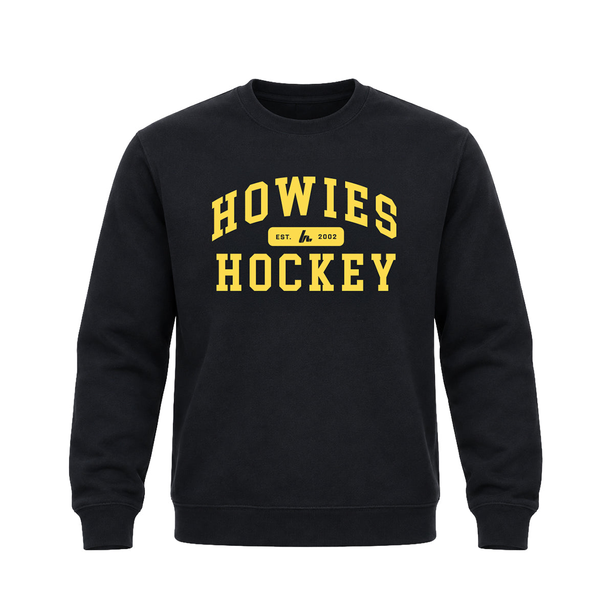 Howies Collegiate Crewneck Hoodies Howies Hockey Tape Navy Small