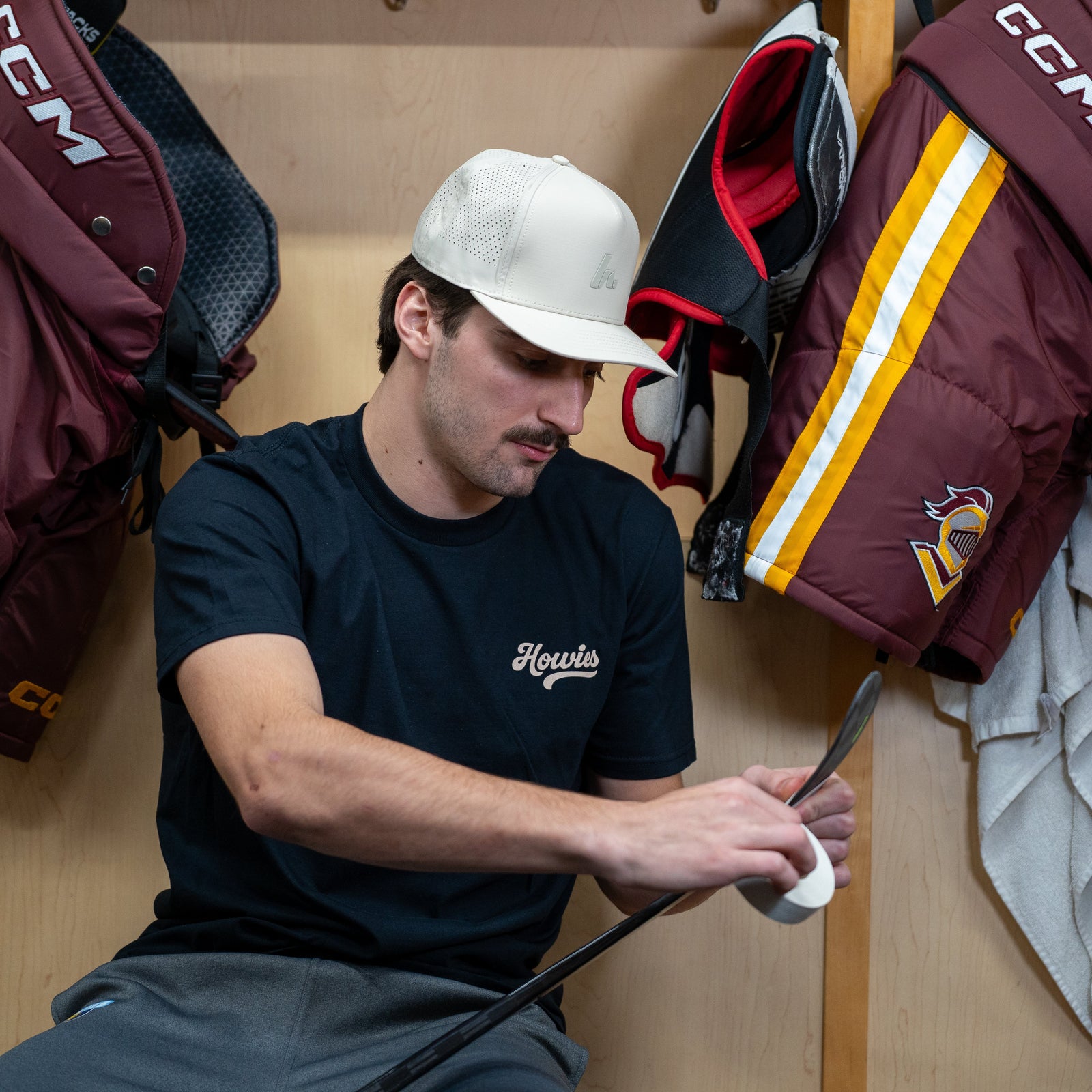 The Fundamentals Lid Hats Howies Hockey Tape