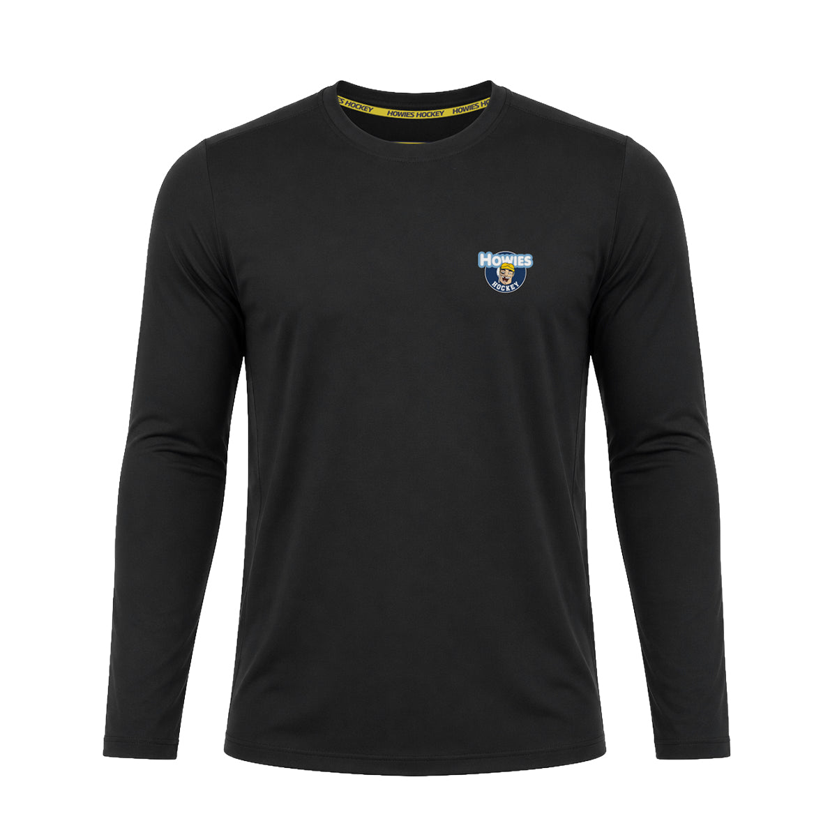 Howies Performance Long Sleeve Tees Howies Hockey Tape Black Youth Small