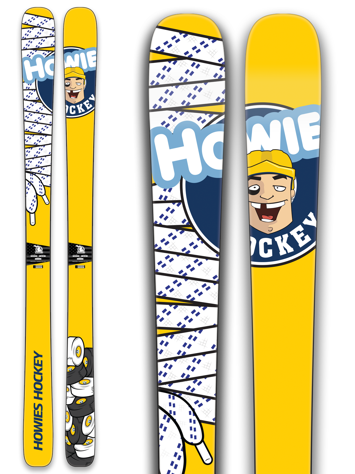 Howies x Shaggy Collab Skis Skis Howies Hockey Tape Ahmeek 95 162cm