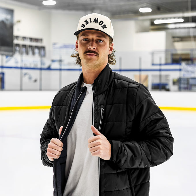 Team Puffer Jacket Jackets Howies Hockey Tape