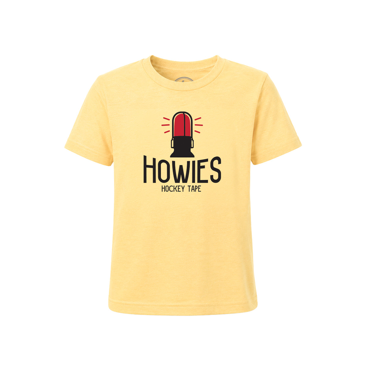 Light the Lamp Youth Tee Tees Howies Hockey Tape Yellow Small (6-7)