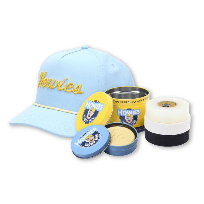 Three Stars Bundle Apparel Howies Hockey Tape Light Blue Tour Lid Tacky Wax