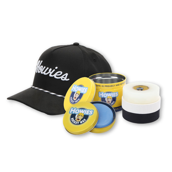 Three Stars Bundle Apparel Howies Hockey Tape Black Tour Lid Classic Wax