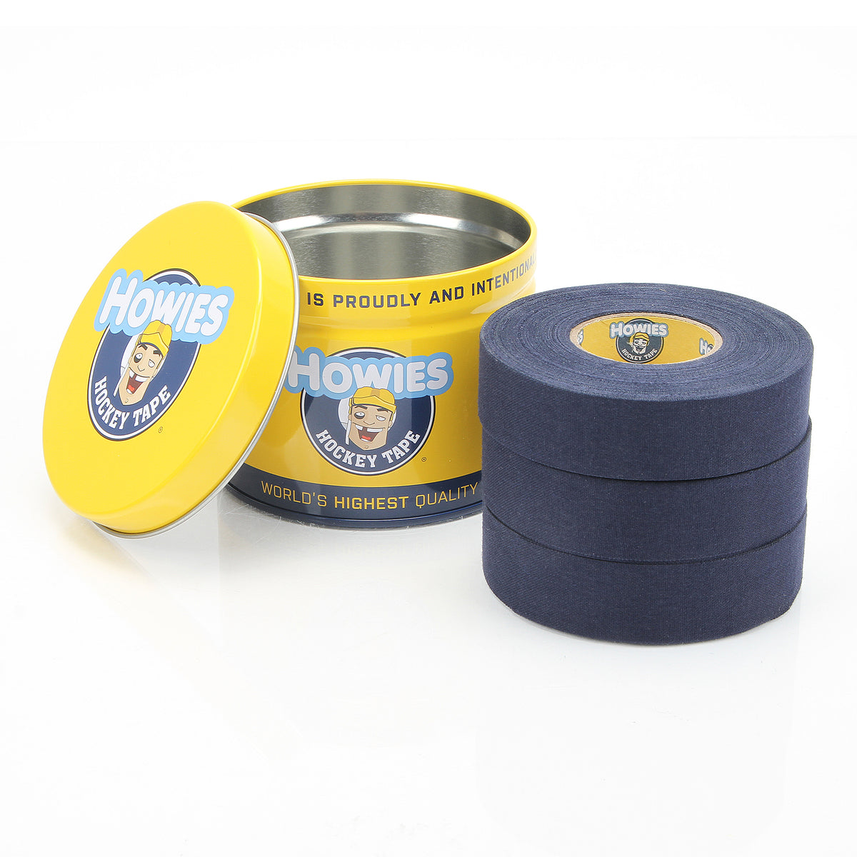 Howies Navy Cloth Hockey Tape Cloth Tape Howies Hockey Tape 3pk