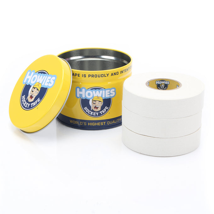 Howies Hockey Tape Lot de 30 bandes adhésives transparentes pour  protège-tibias Blanc : : Sports et Plein air