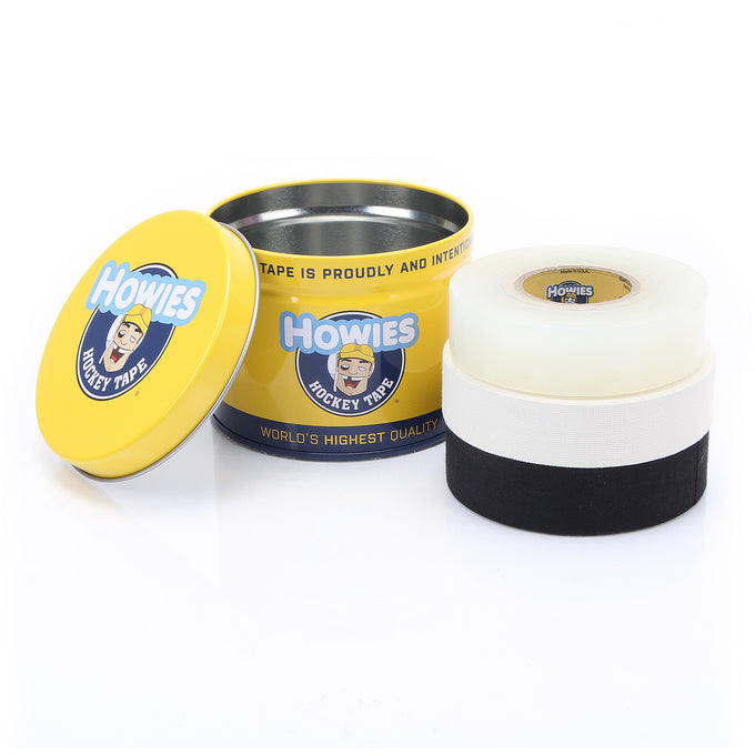 Howies Loaded Tape Tin (Choose 3 Rolls) Howies Tape Tin Howies Hockey Tape White White White