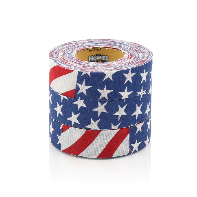 Howies USA Flag Hockey Tape Patterned Tape Howies Hockey Tape 3pk