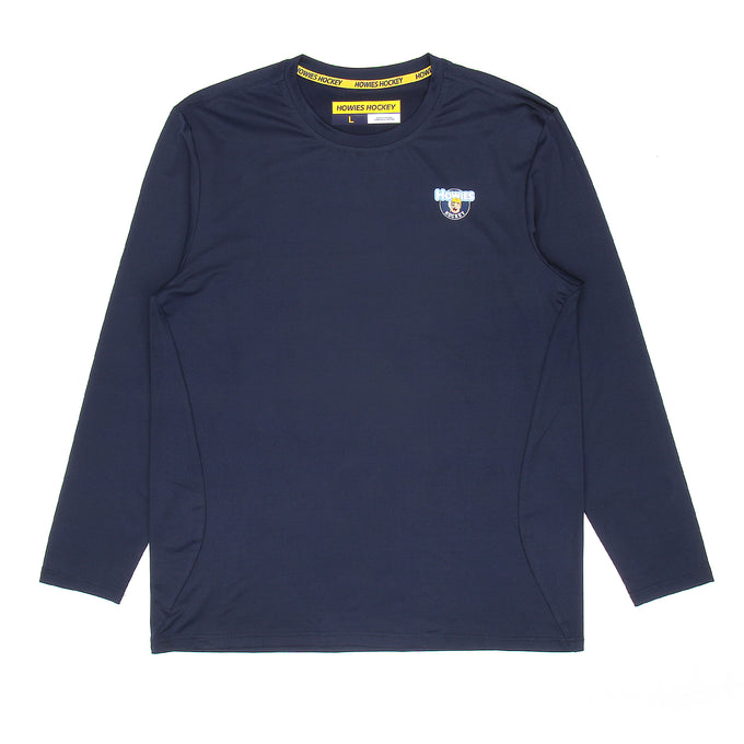 Howies Performance Long Sleeve Tees Howies Hockey Tape Navy Youth Small 